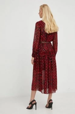 Γυναικεία Φορέματα Φόρεμα από συνδιασμό μεταξιού MICHAEL Michael Kors κόκκινο, -Michael Kors Κατάστημα unnamed file 762