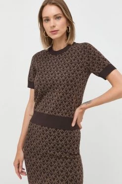 Γυναικεία Χωρίς φερμουάρ Πουλόβερ MICHAEL Michael Kors καφέ,