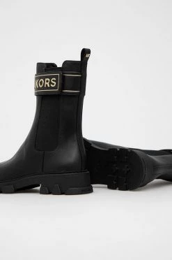 Γυναικεία Μποτάκια Δερμάτινες μπότες τσέλσι MICHAEL Michael Kors Ridley χρώμα: μαύρο -Michael Kors Κατάστημα unnamed file 85