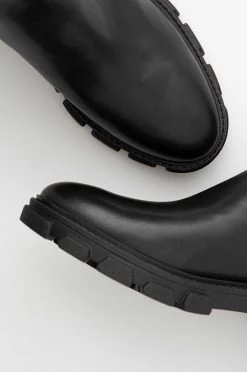 Γυναικεία Μποτάκια Δερμάτινες μπότες τσέλσι MICHAEL Michael Kors Ridley χρώμα: μαύρο -Michael Kors Κατάστημα unnamed file 86