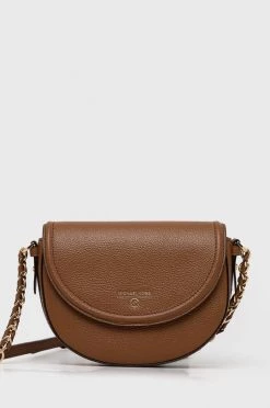 Γυναικεία Τσάντες χιαστί Δερμάτινη τσάντα MICHAEL Michael Kors καφέ